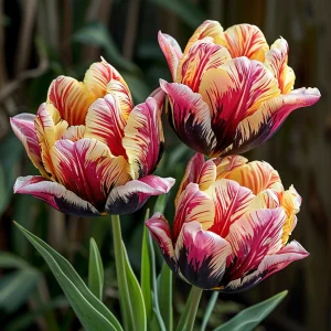 Тюльпан Роял Гарнит купить по цене от 425р. в интернет-магазине «Посадика» с доставкой почтой в в Морозовске и по всей России – [изображение №1].