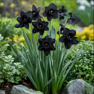 Нарцисс Тень Королевы купить по цене от 500р. в интернет-магазине «Посадика» с доставкой почтой в в Морозовске и по всей России – [изображение №1].