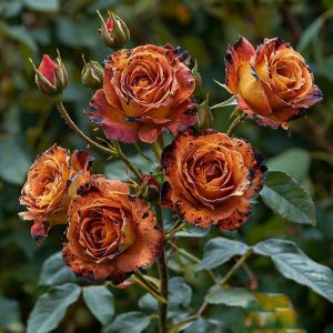 Роза плетистая Оранжевый Бриллиант купить по цене от 450р. в интернет-магазине «Посадика» с доставкой почтой в в Морозовске и по всей России – [изображение №1].